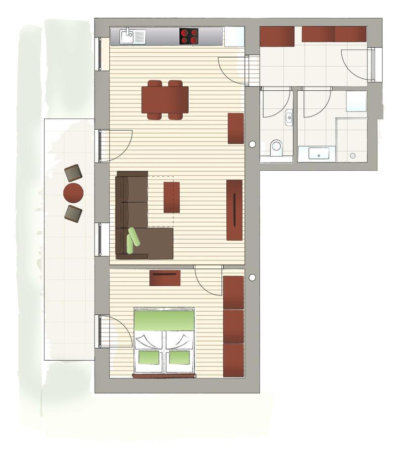 Mattone Aparthotel Lanzenkirchen Exterior photo
